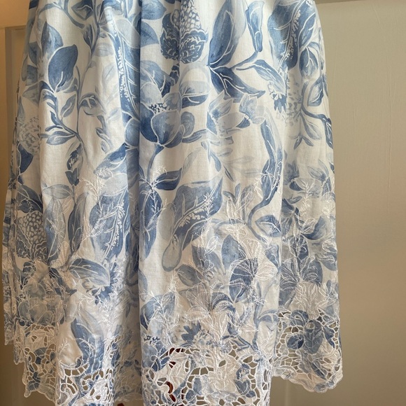 White House Black Market White Cotton Dress Size 00 - Picture 7 of 8